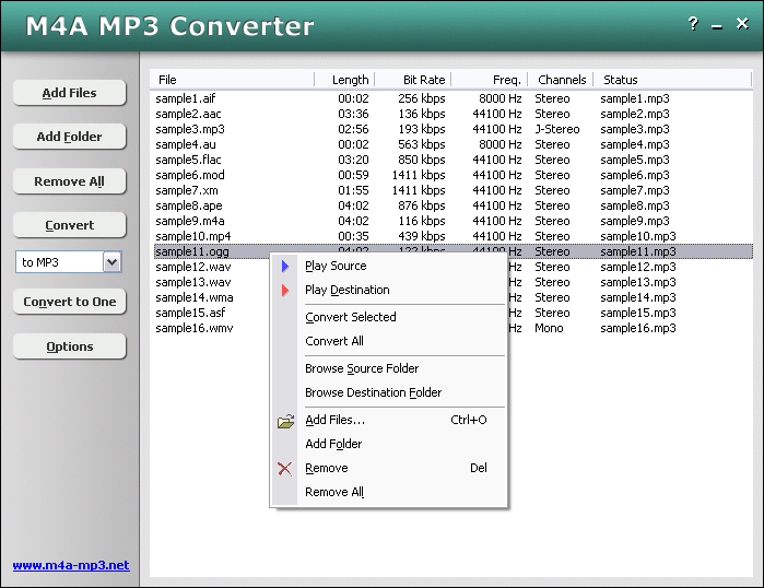 convert m4a to mp3 audacity